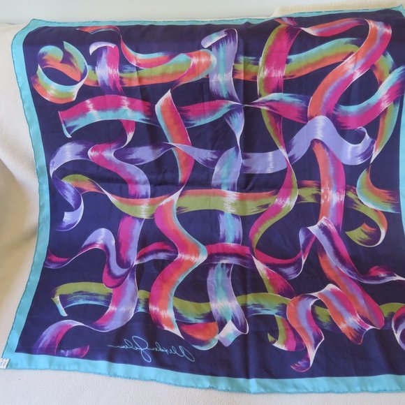 Alexander Julian Silk Scarf - Picture 4 of 4